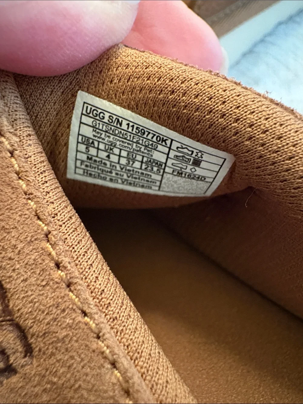 UGG kids Chestnut Brown Suede Slip-On Loafers